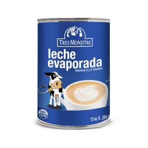 Tres Monjitas Leche evaporada Vitamin A y D añadida