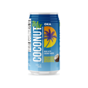 OKA Coconut Mix Original. Made with Coconut water. 11.5 Oz