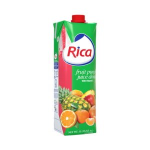 Rica Fruit Punch Juice Drink With vitamin C 33.8 Oz