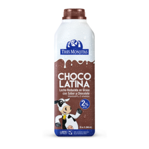 Tres Monjitas Chocolatina Leche reducida en grasa 2% 32 Oz