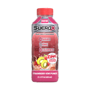 Suerox Electrolyte Beverage Strawberry-Kiwi Punch with Zinc 21.3 Oz
