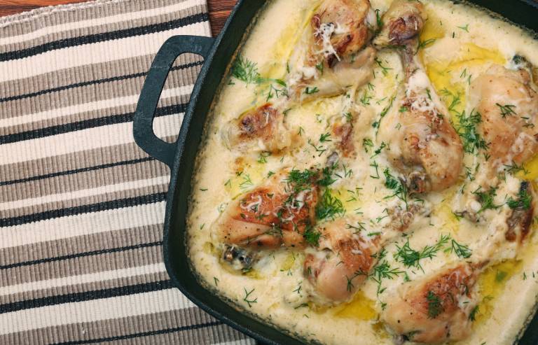 CHICKEN IN MILK
